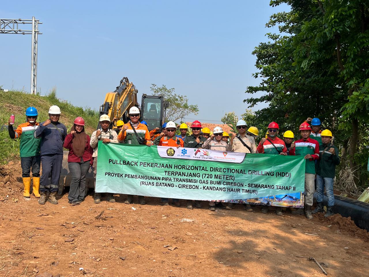 Pekerjaan HDD Pembangunan Pipa Transmisi Gas Bumi Cirebon - Semarang Tahap 2 (CISEM 2)
