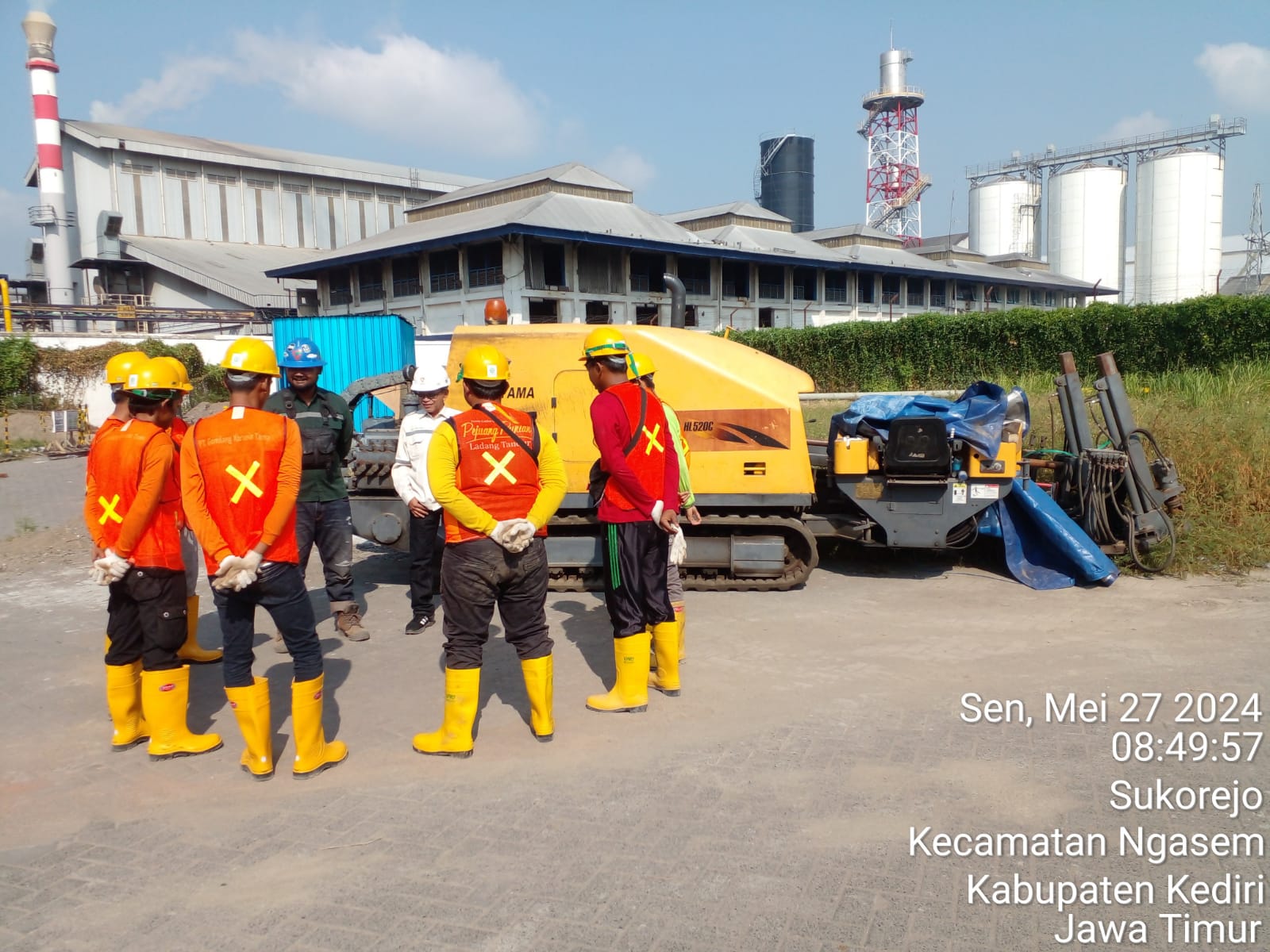 Pekerjaan HDD Pada Area PT. Gudang Garam Tbk Kediri
