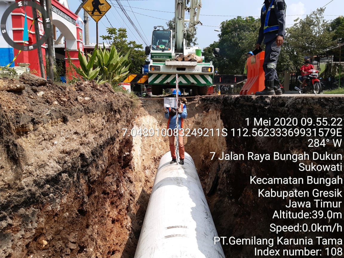 Pekerjaan Instalasi Sipil dan MEP SPAM Gresik